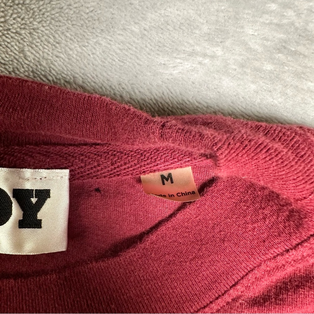 Playboy x PacSun Red Tee Men’s M Embroidered Logo Streetwear Collab - Picture 7 of 9